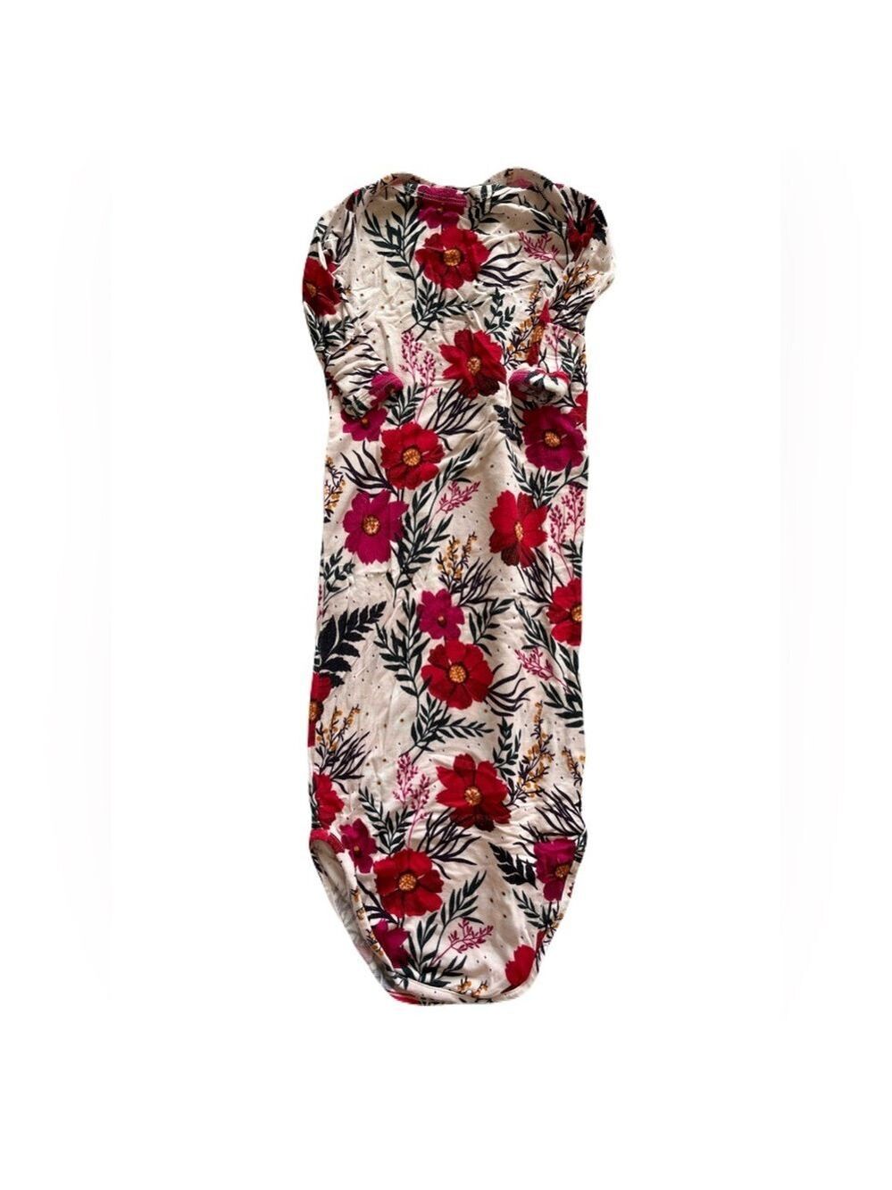 Posh‎ Peanut Bamboo Floral Knotted Gown